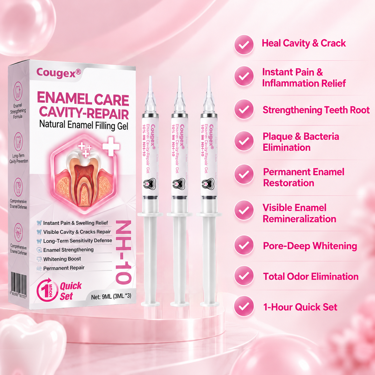 💥100K+ SOLD💕 - COUGEX® Cavity-Repair Natural Enamel Filling Gel